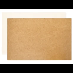 SCRAPCOOKING Présentoirs Pour Gâteaux|Supports à Gâteaux Kraft et Blanc 20 x 30 cm (x5)