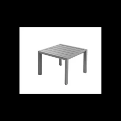 GROSFILLEX Mobilier Lounge|Salon De Jardin Professionnel|Table Basse Carrée 50 x 50 cm Gris Platinium Sunset