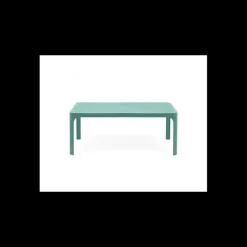 NARDI Mobilier Terrasse Restaurant|Salon De Jardin Professionnel|Table Basse en Résine 60 x 100 cm Vert d'Eau Net