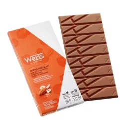 WEISS Chocolats À Offrir|Confiserie|Tablette de Chocolat au Lait Chouchou 38% 90 g