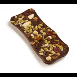 PRALIBEL Chocolats À Offrir|Confiserie|Tablette de Chocolat Noir aux Fruits Secs 125 g