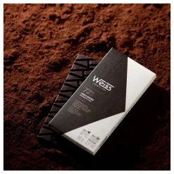 WEISS Chocolats À Offrir|Confiserie|Tablette de Chocolat Noir Ebène 72% 90 g