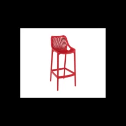 SIESTA Mobilier Terrasse Restaurant|Tabouret de Jardin Air Bar 75 Rouge