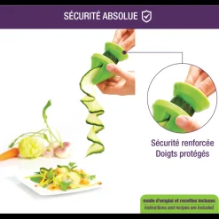 MASTRAD Coupe Légumes|Taille légumes vert