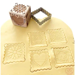 SCRAPCOOKING Emporte Pièce - Découpoir Pâtisserie|Tampon Biscuit Fait Maison et Emporte-Pièce