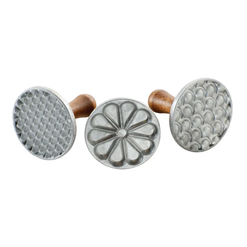 NORDIC WARE Emporte Pièce - Découpoir Pâtisserie|Tampons à Biscuits et Cookies Ronds Heirloom (x3)