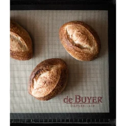 DE BUYER Tapis De Cuisson|Tapis Silicone Pâtisserie|Tapis de Cuisson Perforé 40 x 30 cm AIRMAT