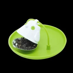 CUISINEADDICT Vaisselle|Tasse à Thé avec Infuseur et Couvercle Rouge 400 ml QDO