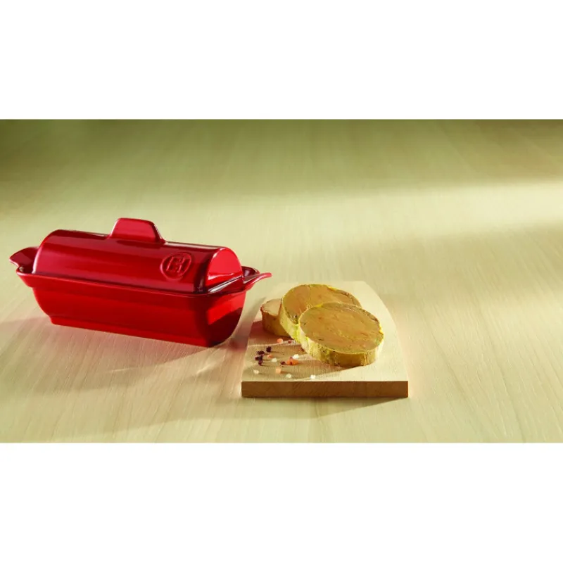 EMILE HENRY Terrines|Terrine à foie gras façon médaillon 0,6L - Couleur Grand Cru