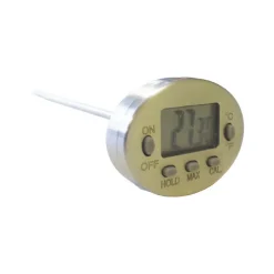 ALLA FRANCE Thermomètre De Cuisine|Thermomètre sonde digital tout inox -50°C à +300°C