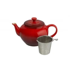 LE CREUSET Théière|Théière avec Infuseur 1.3 L Cerise
