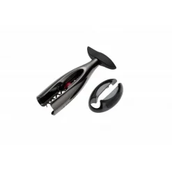 LE CREUSET Accessoires Vin|Tire-Bouchon de Table avec Coupe-Capsules GS300