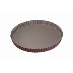 GOBEL Moule Anti-adhésif|Moules À Gâteaux|Tourtière Cannelée Anti-adhésif 28 cm x H 2,5 cm