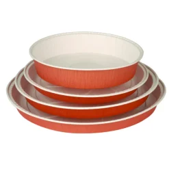 CUISINEADDICT Moules À Gâteaux|Moules En Papier|Tourtière Unie en Carton 18 cm x H 3,5 cm Optima (x70)