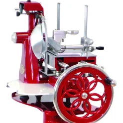 WISMER Préparation|Trancheuse À Jambon|Trancheuse à Jambon Manuelle Rétro Rouge 300 mm