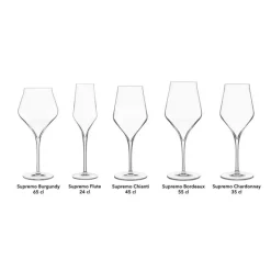 LUIGI BORMIOLI Verres|Verre à Vin Rouge Bourgogne 65 cl (x6) SUPREMO