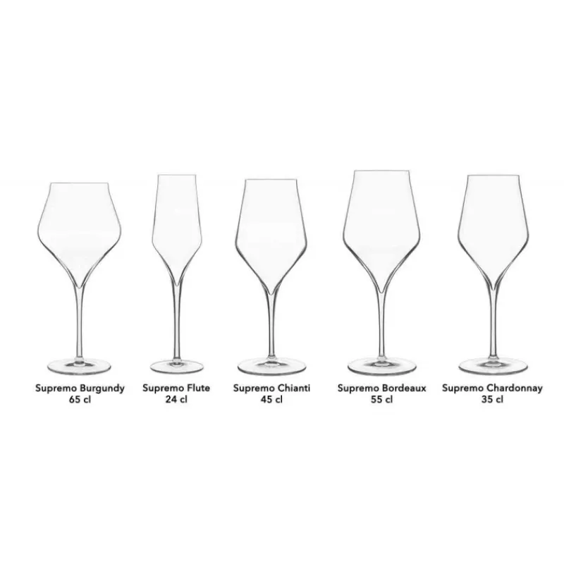 LUIGI BORMIOLI Verres|Verre à Vin Rouge sans pied Pinot Noir 45 cl (x6) SUPREMO
