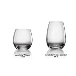 LUIGI BORMIOLI Verres|Verre à Whisky 34 cl (x6) AMETISTA
