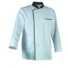 ROBUR Veste De Cuisine|Veste de Cuisine Mixte Blanche/Parement Gris ENERGY T.4
