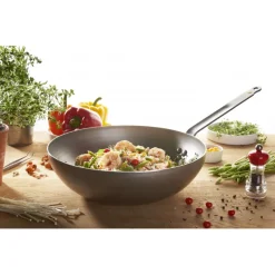 DE BUYER Woks|Wok Bombé Ø 28 cm Mineral B