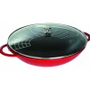 STAUB Woks|Wok en Fonte 37 cm Rouge