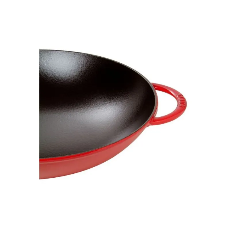 STAUB Woks|Wok en Fonte 37 cm Rouge