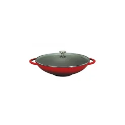 CHASSEUR Woks|Wok en Fonte 37 cm Rubis