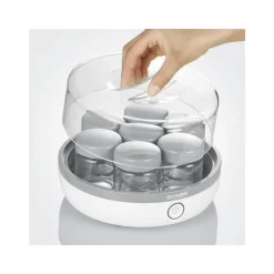 CUISINEADDICT Yaourtière|Yaourtière 14 Pots en Verre Gris Séverin