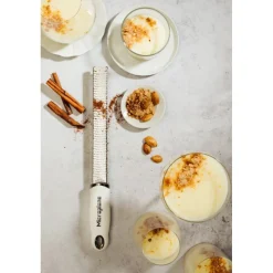 MICROPLANE Zesteur|Râpes À Fromage|Zesteur Premium Classic Blanc