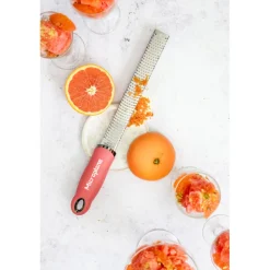 MICROPLANE Zesteur|Râpes À Fromage|Zesteur Premium Classic Rose à Lèvres